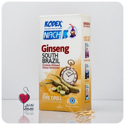 قیمت کاندوم تاخیری جینسینگ کدکس مدل Ginseng بسته 12 عددی